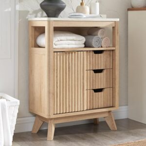 How We Organized Our Space with RedLemon’s Sleek Bathroom Cabinet